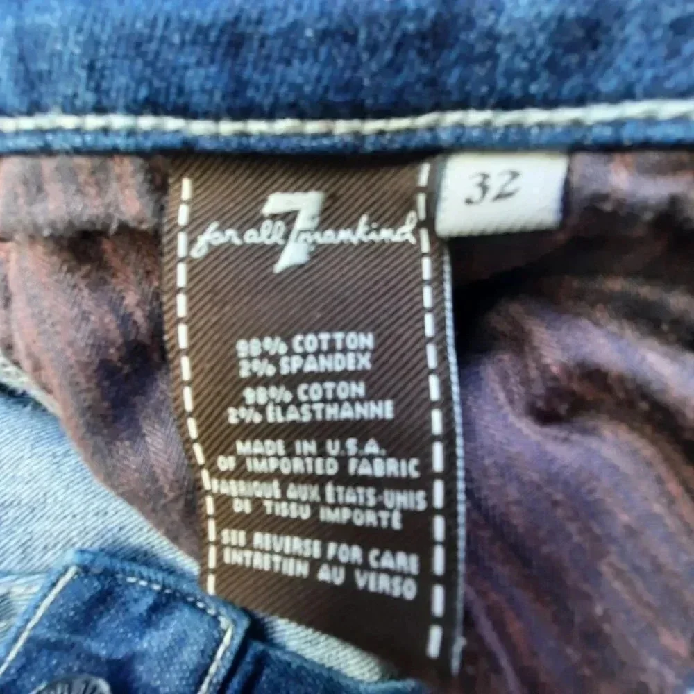 7 For All Mankind Bootcut Women Jeans RN 115561 CA56266 Size32 - Picture 9 of 10